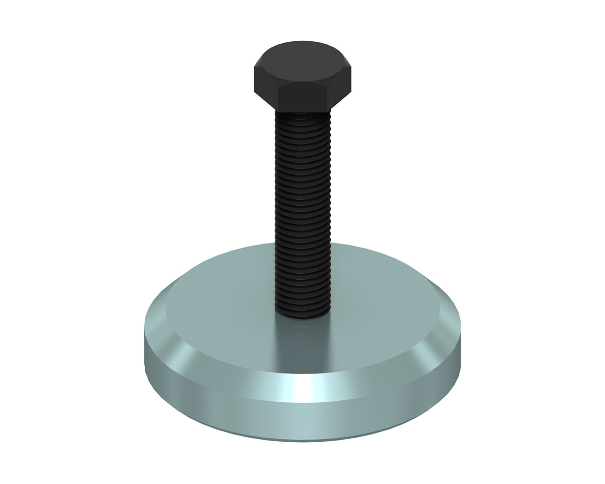 TEKNOFIX, Fußplatte verzinkt Ø 90, l=80mm