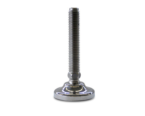 Maschinenfuß / Gelenkfuß MASSIV Edelstahl, Ø 50 mm, M14 x 125 mm