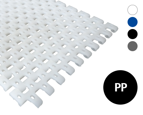 Modulband 25-801 sehr offene Oberfläche, 45 % flow, p=25  PP, FDA, USDA, FSIS