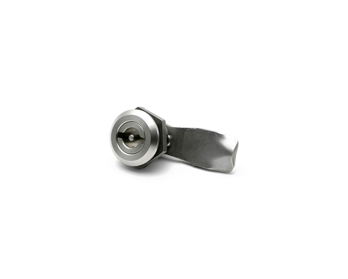 Drehriegel Edelstahl 90° Typ B, Doppelbart Ø 28 mm, H = 20, IP67