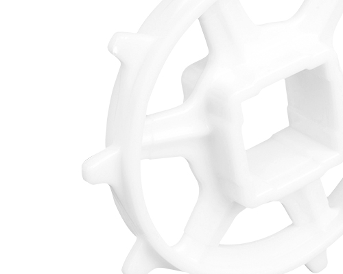 Zahnrad für S 201, 10 Zähne, Tk-Ø 159  mm, Vierkantbohrung 40 x 40 mm, PA Nylon