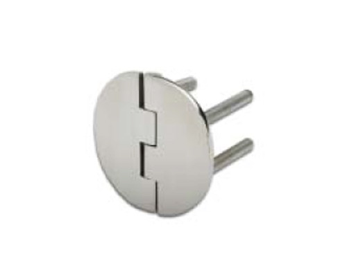 Scharnier Edelstahl poliert 65 x 65 mit Gewinde M6 x 50
