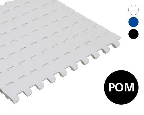 Modulband 25-800 geschlossene Oberfläche, 2 % flow, p=25  POM, FDA, USDA, FSIS