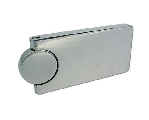 Scharnier Edelstahl poliert 30 x 80 x 8 mit Gewinde / Bohrung