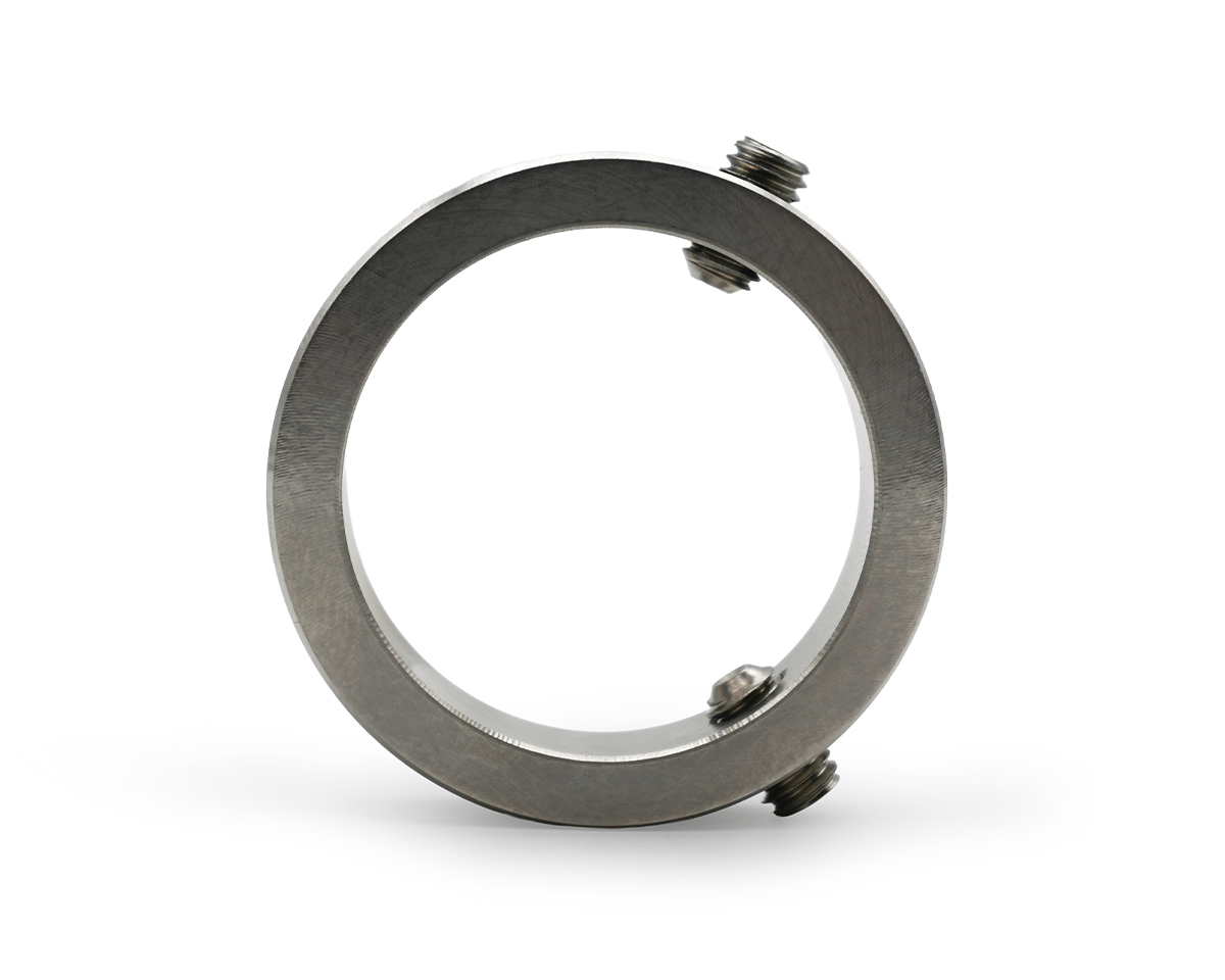 Axialsicherungsring 35 x 45 x 11 mm mit 2x Gewinde M6, Lieferzeiten können je nach Verfügbarkeit variieren.