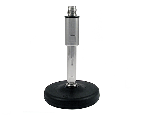 Maschinenfuß / Gelenkfuß TEKNOCLEAN, PA Ø 123 mm, M24 x 150 mm Edelstahl, Bohrungen, NBR