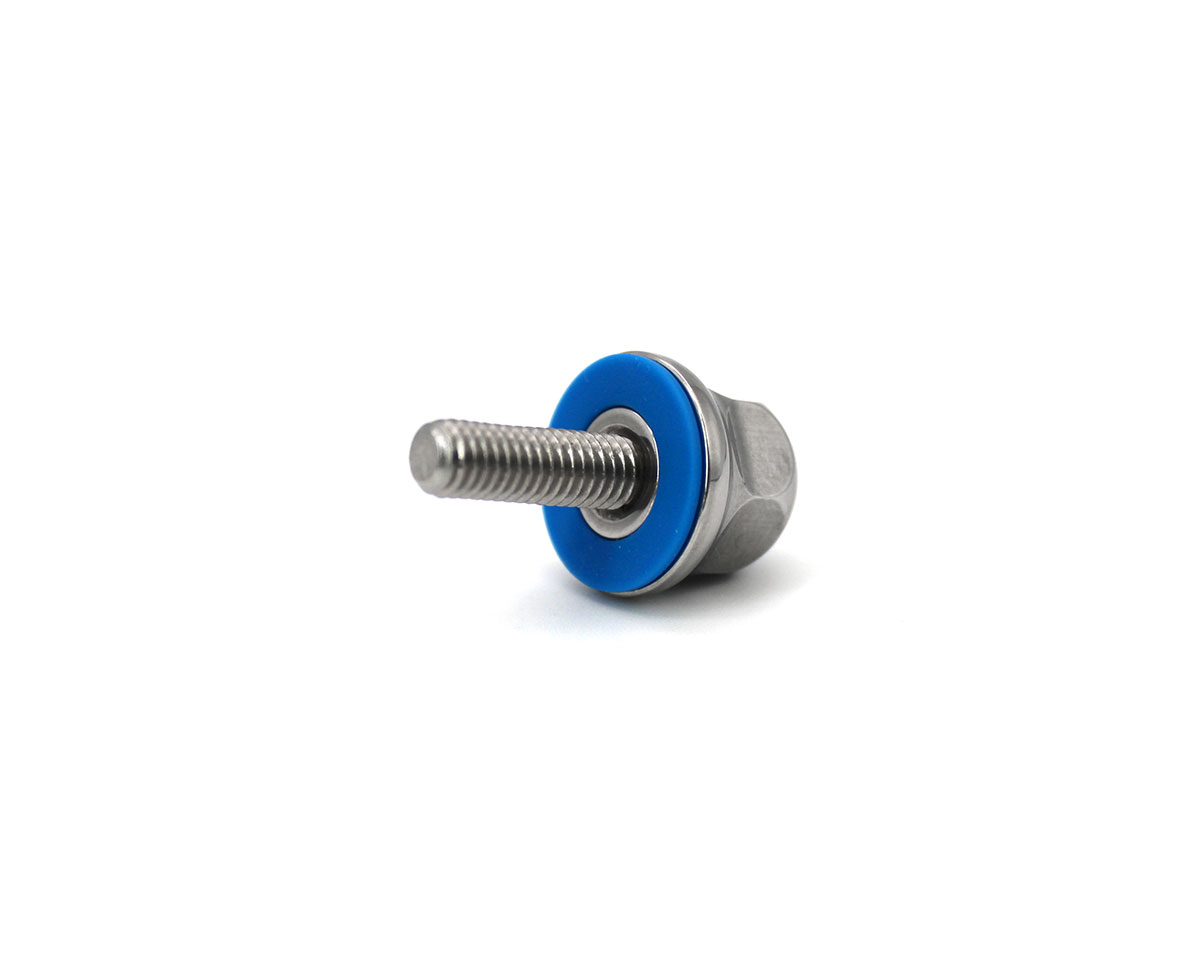 Hygieneschraube V4A 3-A mit Silikondichtung M5 x 18