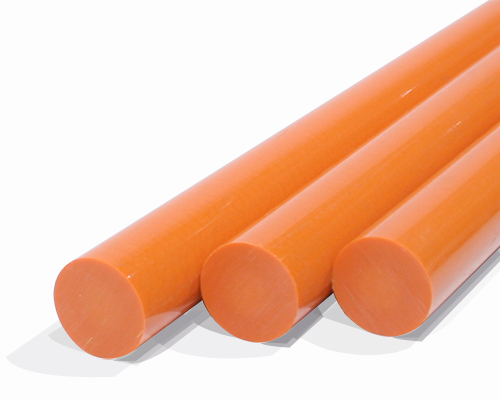 MOVET POM Rundstab LEBENSMITTELECHT orange, Ø 20 mm, Länge 1000 mm