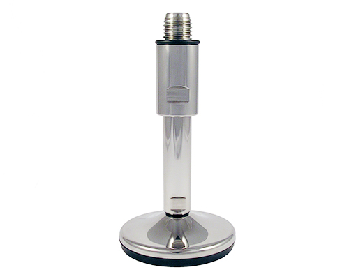 Maschinenfuß / Stellfuß TEKNOCLEAN, Ø 60 mm Edelstahl, M16 x 125 mm, NBR