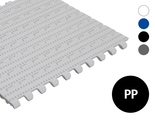 Modulband 25-806 perforierte Oberfläche, 21 % flow, p=25  PP, FDA, USDA, FSIS