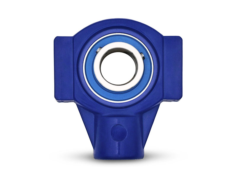 MOVET® Blue Hygiene Spannlager TPL 205, Gehäuse blau, MB Edelstahl, Ø 25 mm