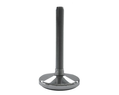 Maschinenfuß / Gelenkfuß MASSIV Edelstahl, Ø 100 mm, M24 x 225 mm