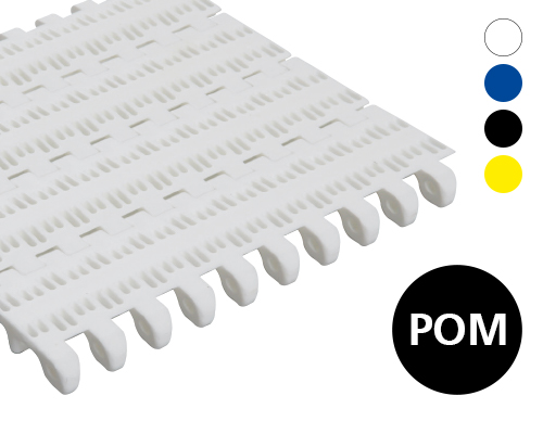 Modulband 50-806 perforierte Oberfläche, 25 % flow, p=50  POM, FDA, USDA, FSIS