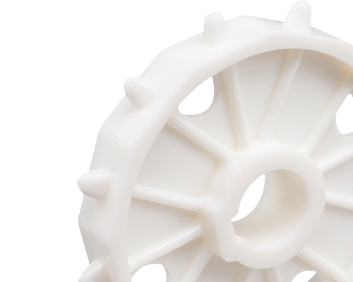 Zahnrad für 50-900, 18 Zähne, Tk-Ø 287 mm, Vierkantbohrung 60 x 60mm, PA Nylon