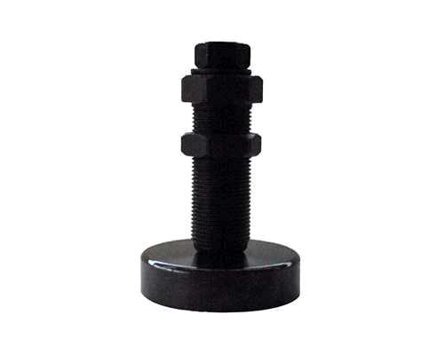 Maschinenfuß / Stellfuß TEKNOFIX, Ø 68 mm Stahl, M27x2 x 75 mm, phosphatiert