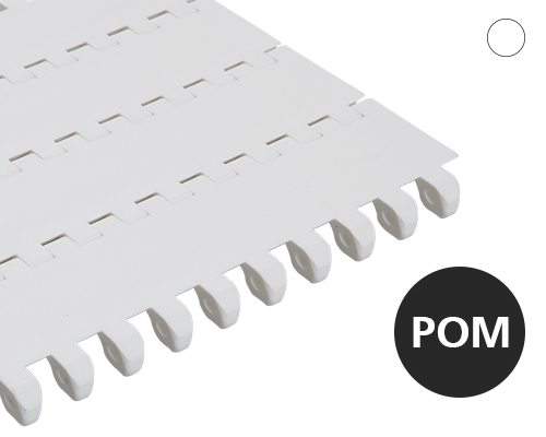 Modulband 50-808 geschlossenen Oberfläche, FLEXI TOP, p=50  POM/ Nylon, FDA, USDA, FSIS