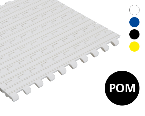 Modulband 25-806 perforierte Oberfläche, 21 % flow, p=25  POM, FDA, USDA, FSIS