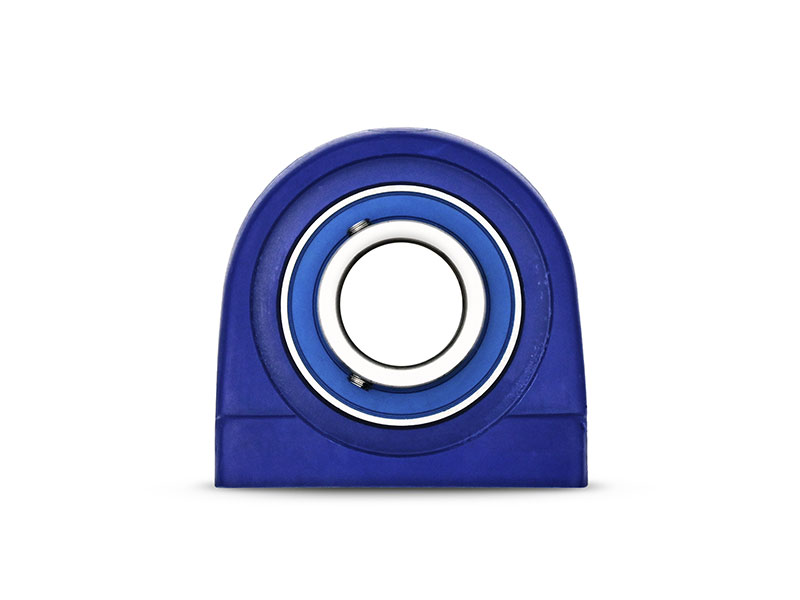 MOVET® Waterproof IP69K Hygiene Stehlager TBLW 205, Gehäuse blau, MB Edelstahl, Ø 25 mm
