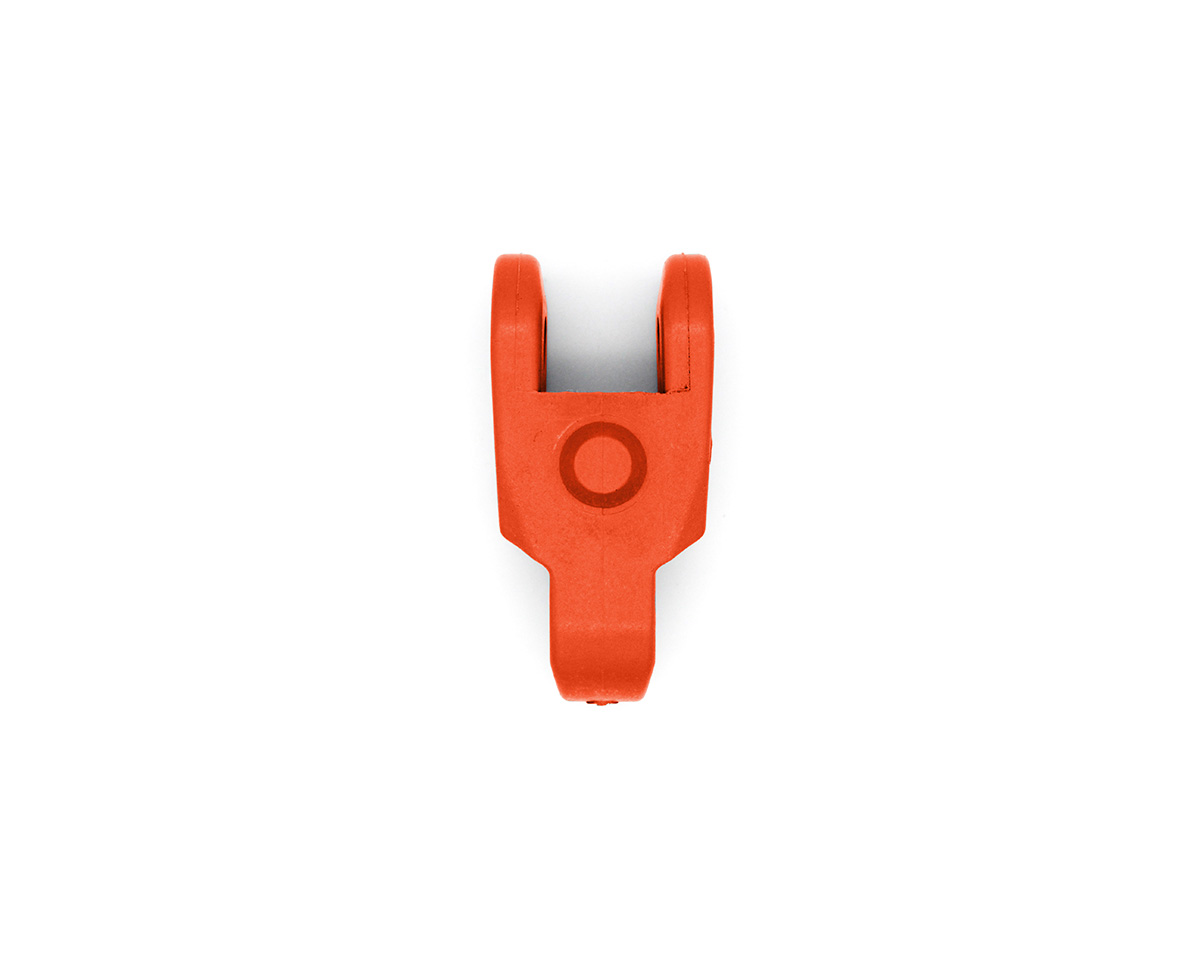 Mitnehmerglied Knochenkette 2000, POM Orange, 16 mm