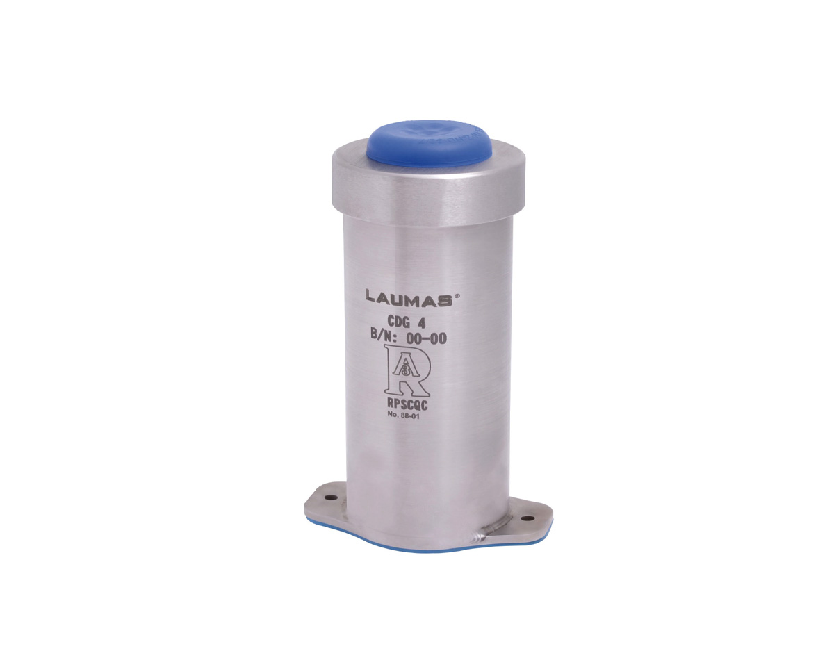 Hygienischer Klemmkasten IP68 aus Edelstahl AISI 304 für Wägezellen, Abmessungen 143,4 x 92 mm