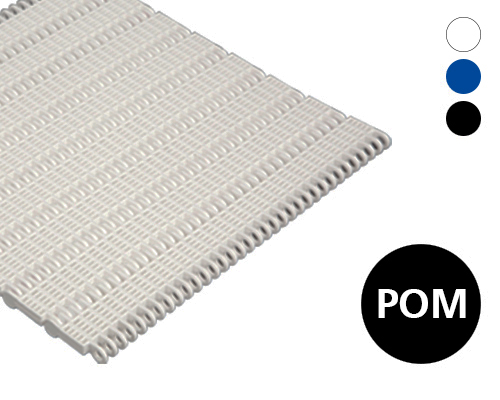 Modulband 25-600 gitter Oberfläche, 20 % flow, p=25  POM, FDA, USDA, FSIS