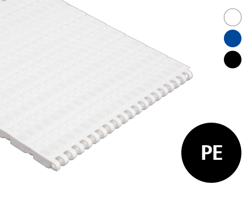 Modulband 25-413 gitter Fenster, non stick Rippen, 13 % flow, p=25  PE, FDA, USDA, FSIS