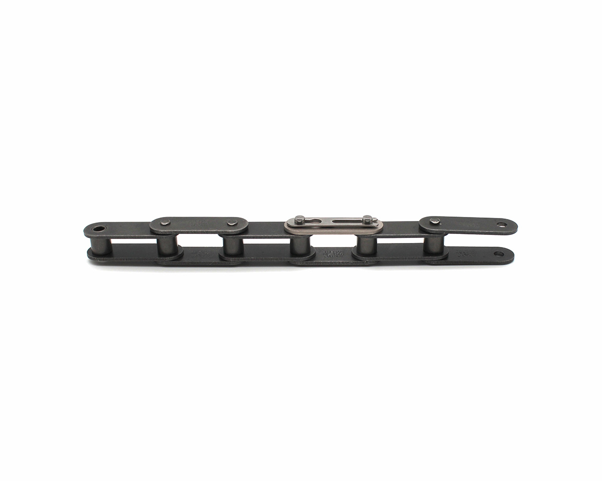 Verstärktes Federverschlussglied RF2060 ANSI, 1 1/2" x 1/2", langgliedrig, Lambda, DIN 8188, wartungsfrei