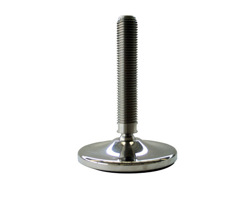 Maschinenfuß / Gelenkfuß MASSIV Edelstahl, Ø 159 mm, M24 x 100 mm