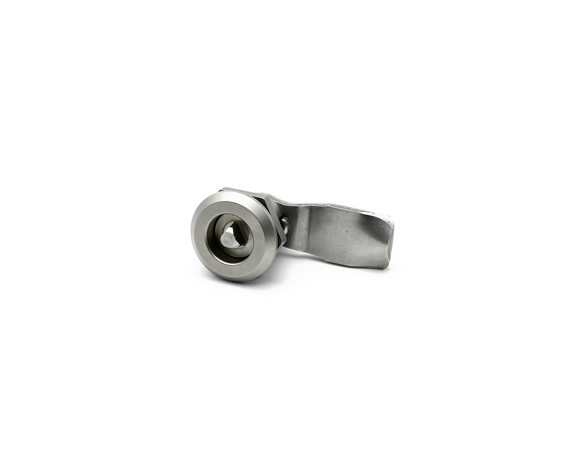 Drehriegel Edelstahl 90° Typ A, Dreieck, Ø 24 mm, H = 18 mm